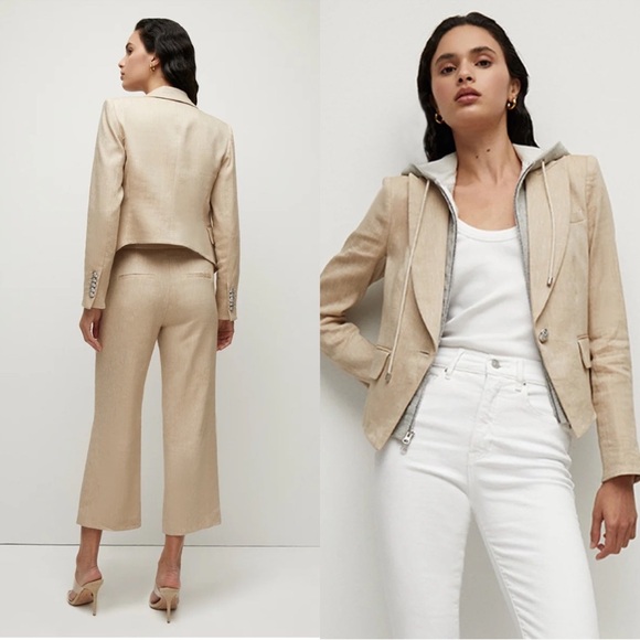 Veronica Beard Hosanna Dickey Linen Jacket - Picture 3 of 11